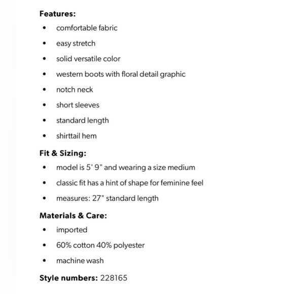 Maurices XXL Western Floral Boots Classic Fit graphic tee - Picture 2 of 4